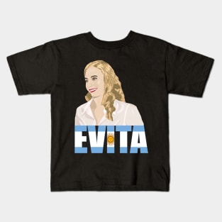 Eva Peron (Evita) Kids T-Shirt